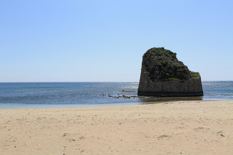 Nearest sandy beach Torre Pali 1,2 km